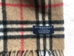 England製 BURBERRY Cashmere Scarf ①