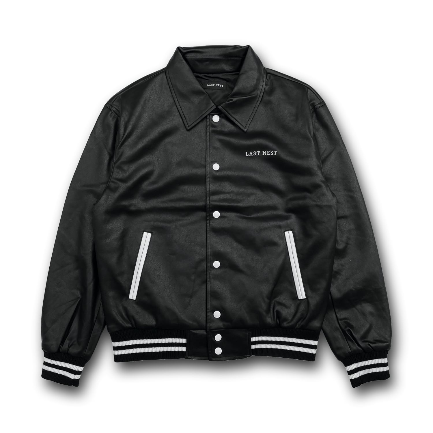 LAST NEST / LEATHER VARSITY JACKET | HOLICK