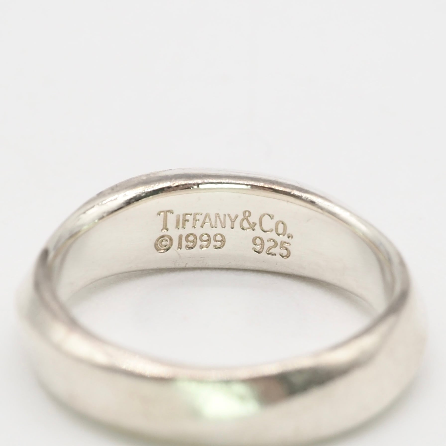Tiffany&Co. 約14号 ナイフエッジ リング シルバー925 ティファニー