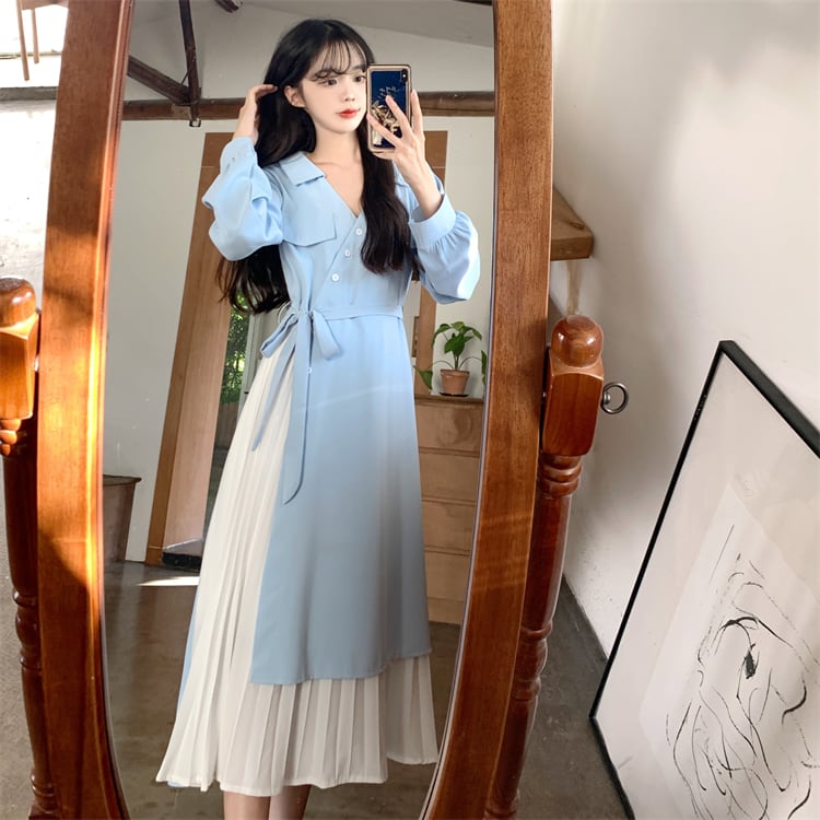 モユル　萌　高級感のあるスウェット生地のロングワンピース 萌 ロングワンピース モユル 萌 高級感のあるスウェット生地のロング