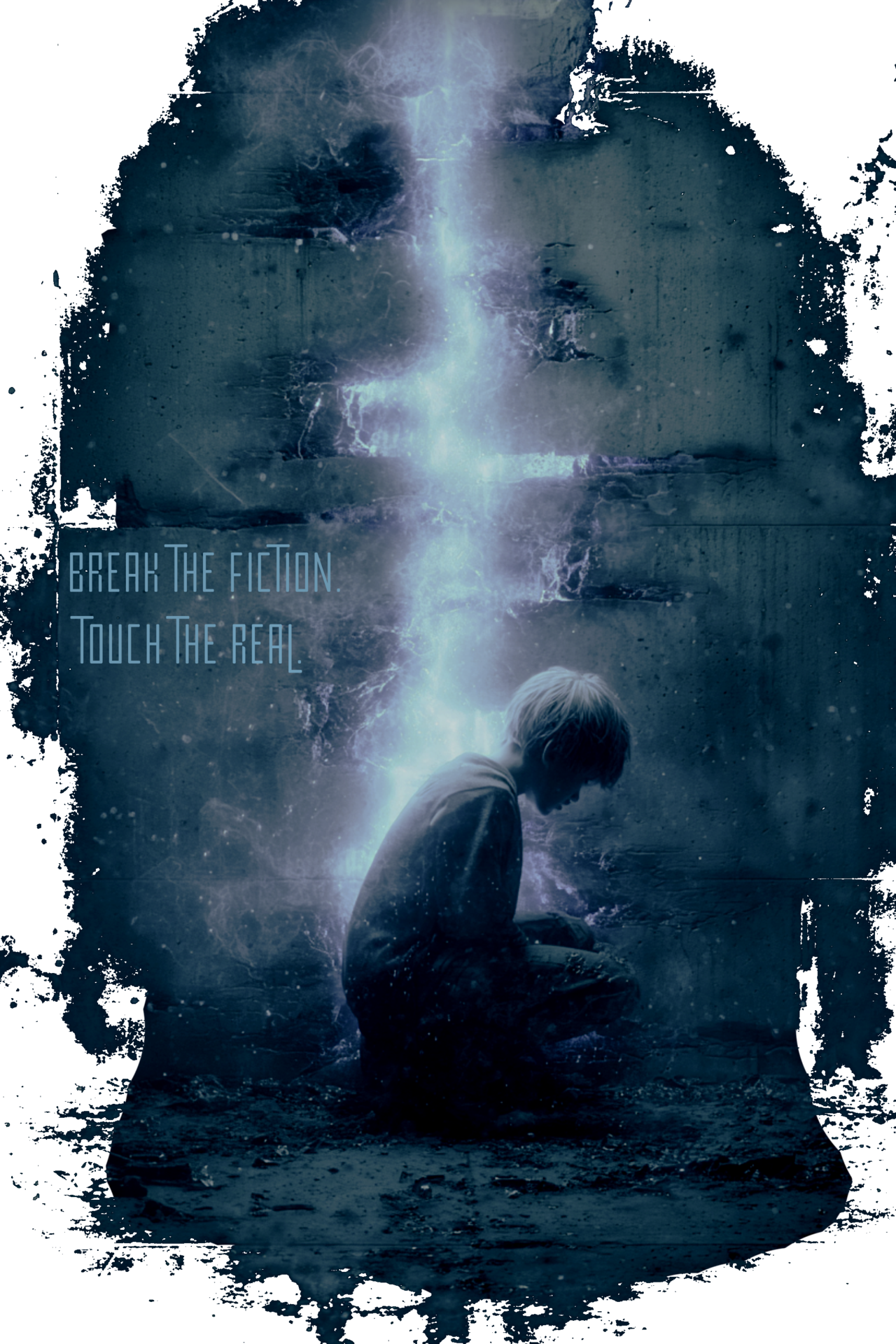 WALL BREAKER　Garment dye Hoodie Black [T0007]