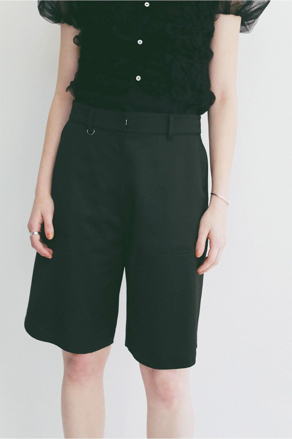 パンツ CLANE 2WAY ADJUST SATIN HALF PANTS CLANE 2WAY ADJUST SATIN HALF PANTS | FLICKA ASHIYA
