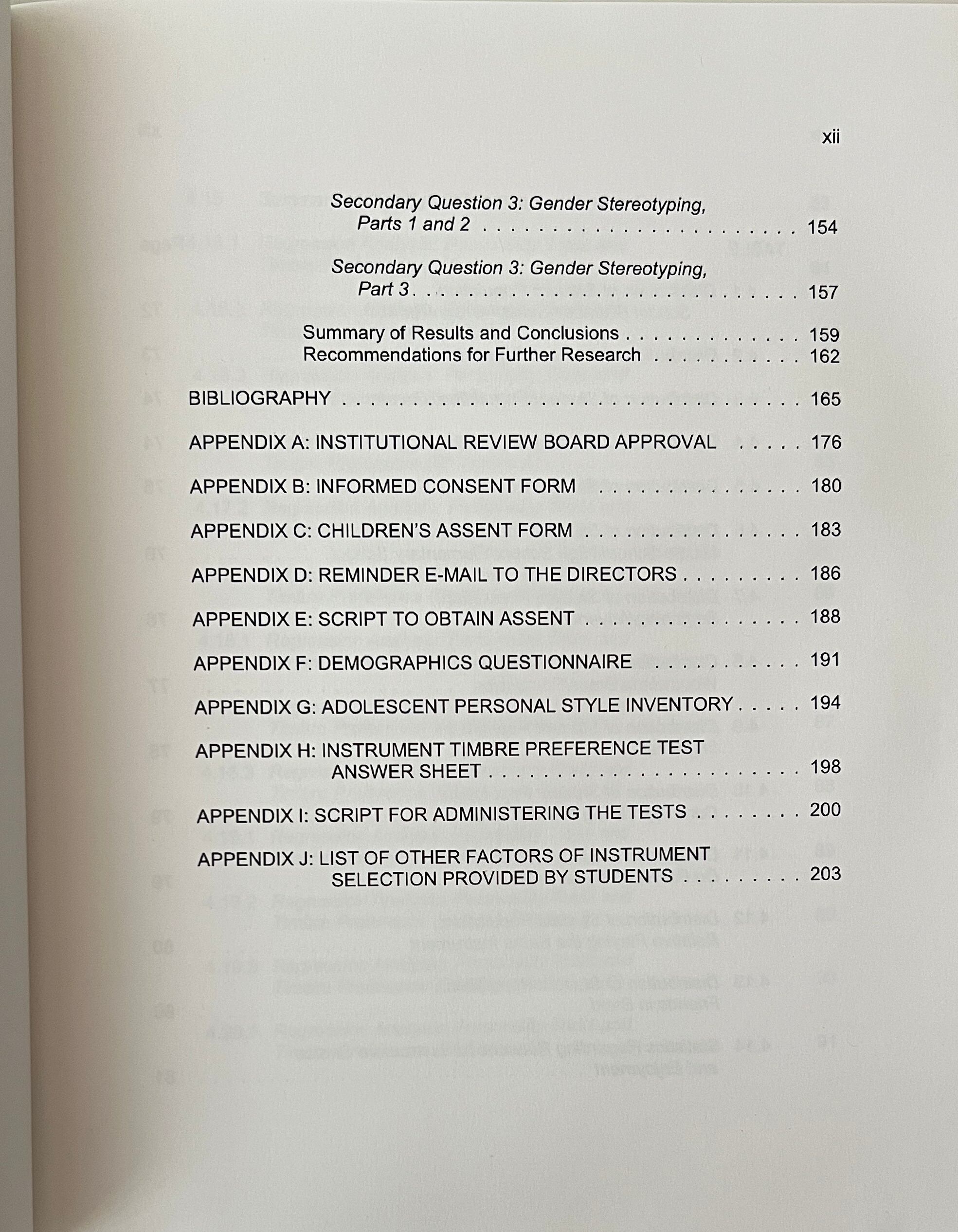 An investigation of relationships between timbre preference, personality traits, gender, and music instrument selection of public school band students / Phillip David Payne / Pro Quest