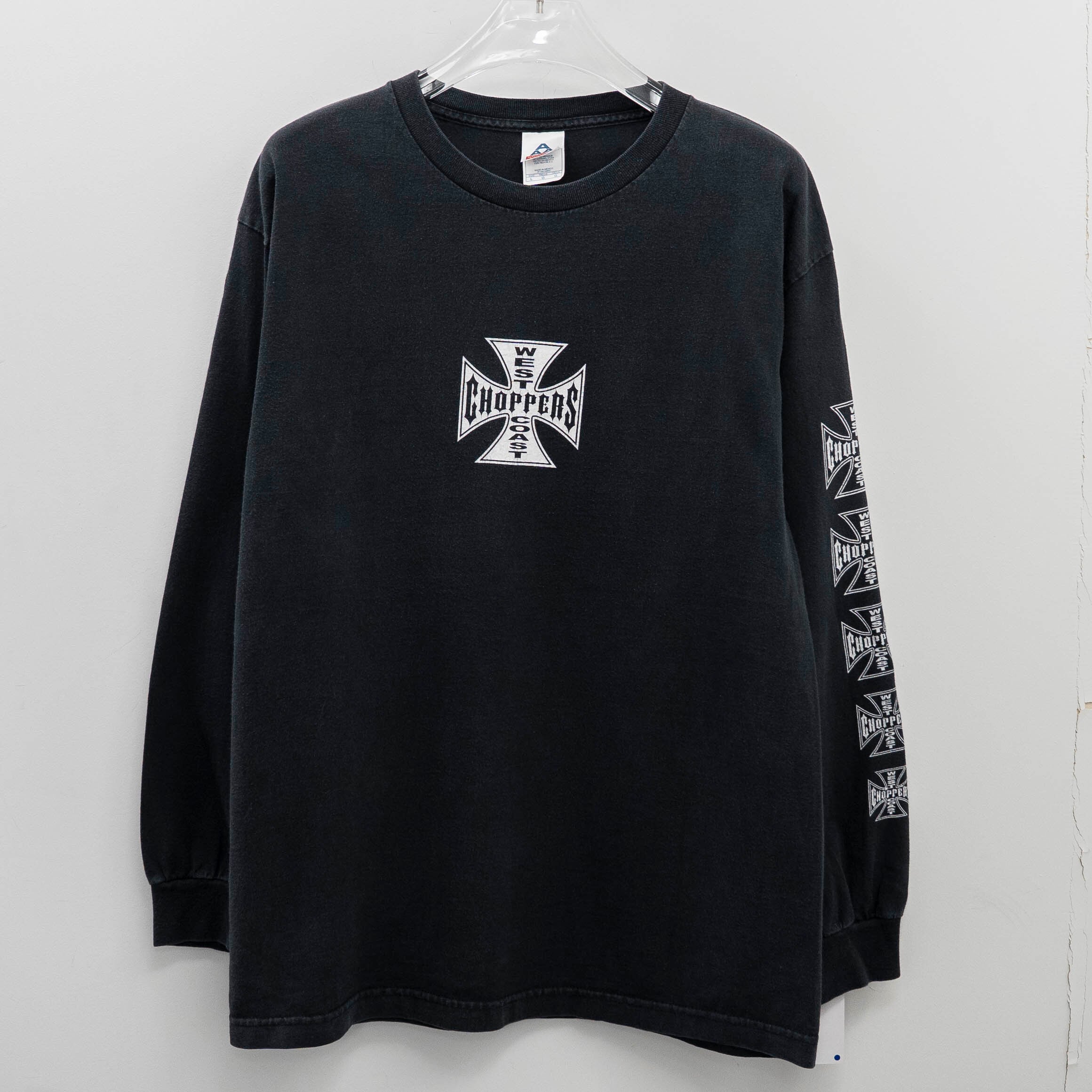 West Coast Choppers " Logo Long Beach CA L/S " AAA L 【A6-538】