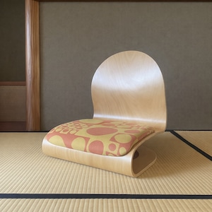 Tatami Chair by Verner Panton (Natural body / Maharam, Geometri)