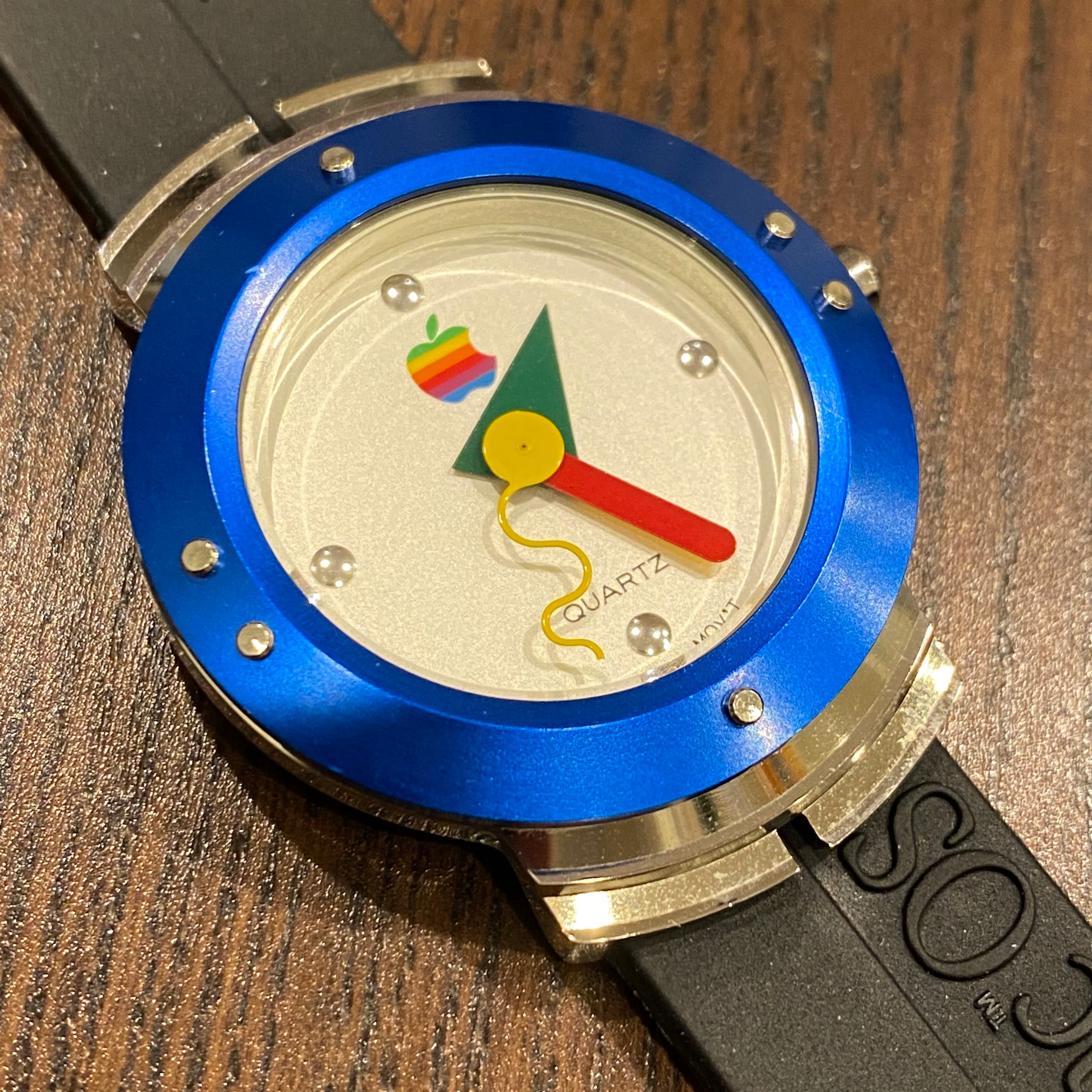 Apple Mac OS 腕時計 watch レア 箱付き ノベルティ 非売品-