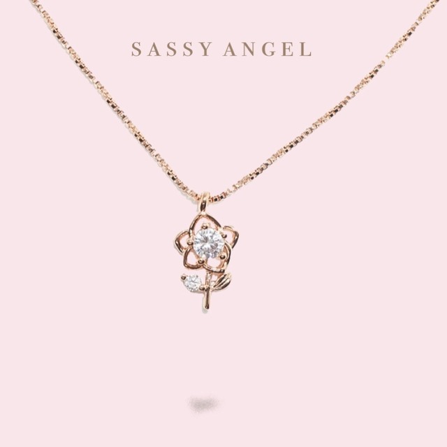 mini flower necklace【164】