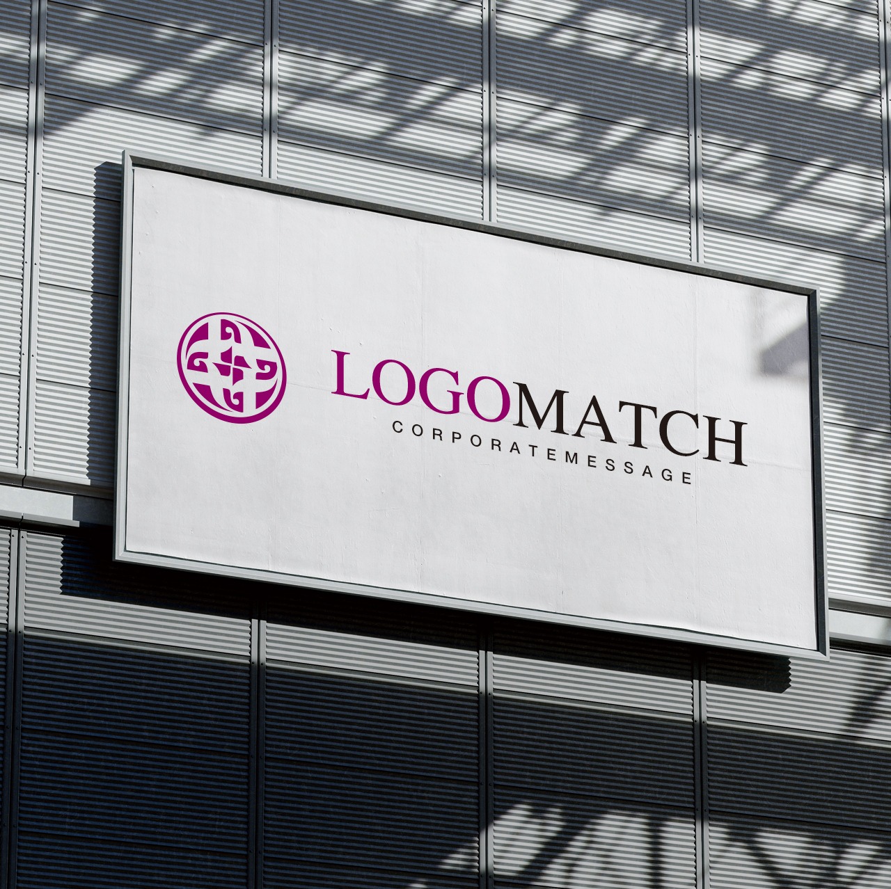 R織りなす模様のロゴ