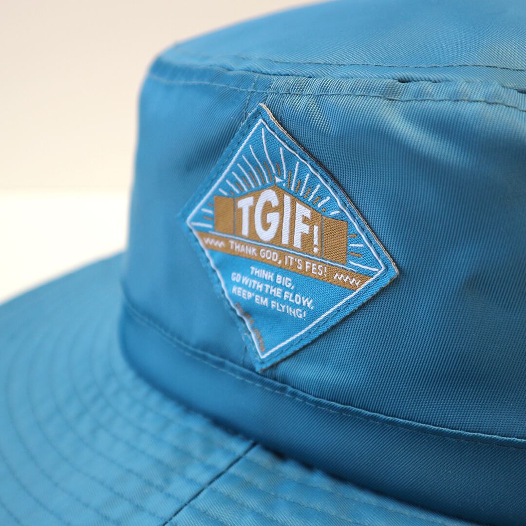 TGIF! 接触冷感+速乾 はっ水加工単色ポケッタブルハット | フェス