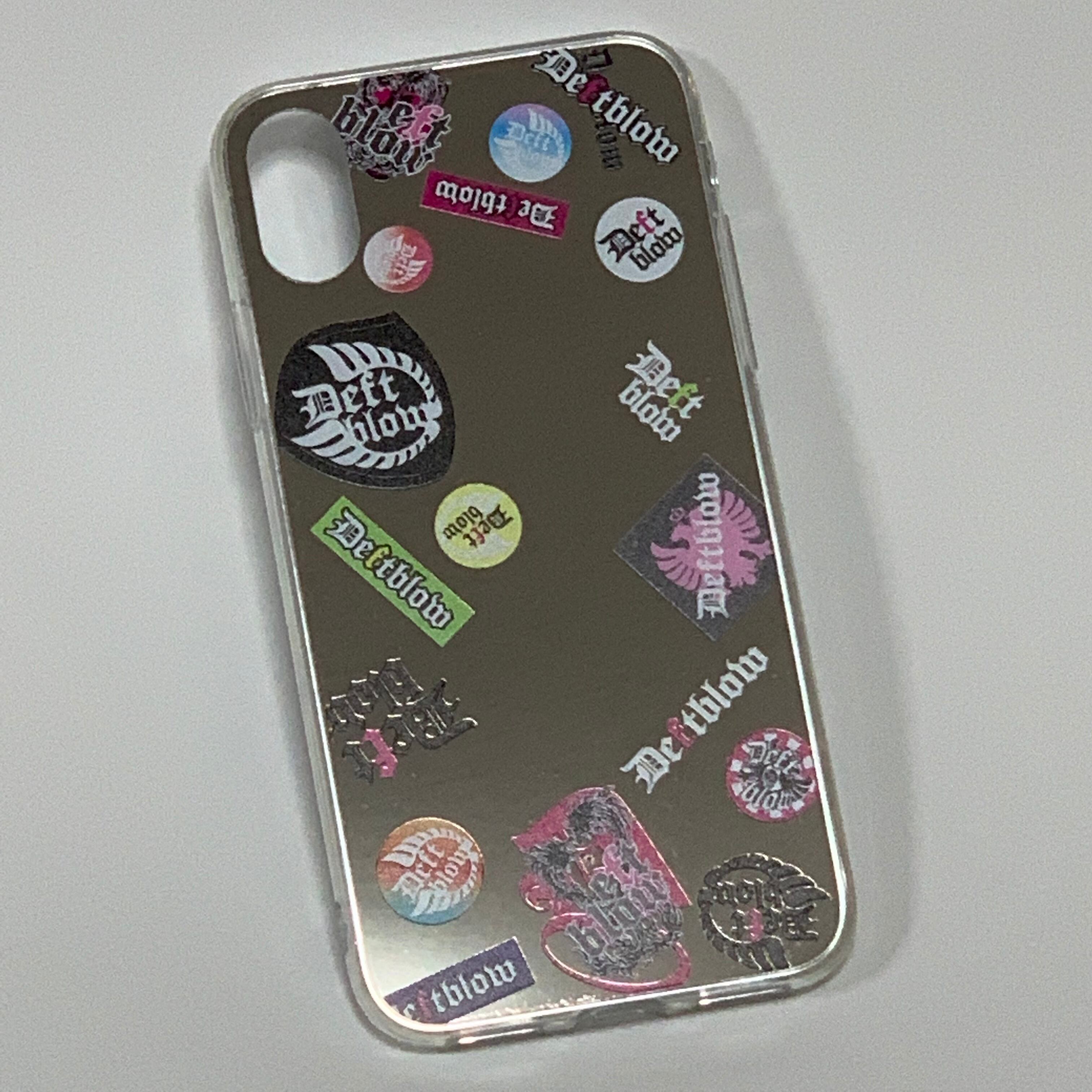 Iphone X Xs ミラーケース ステッカー柄 Deftblow Store