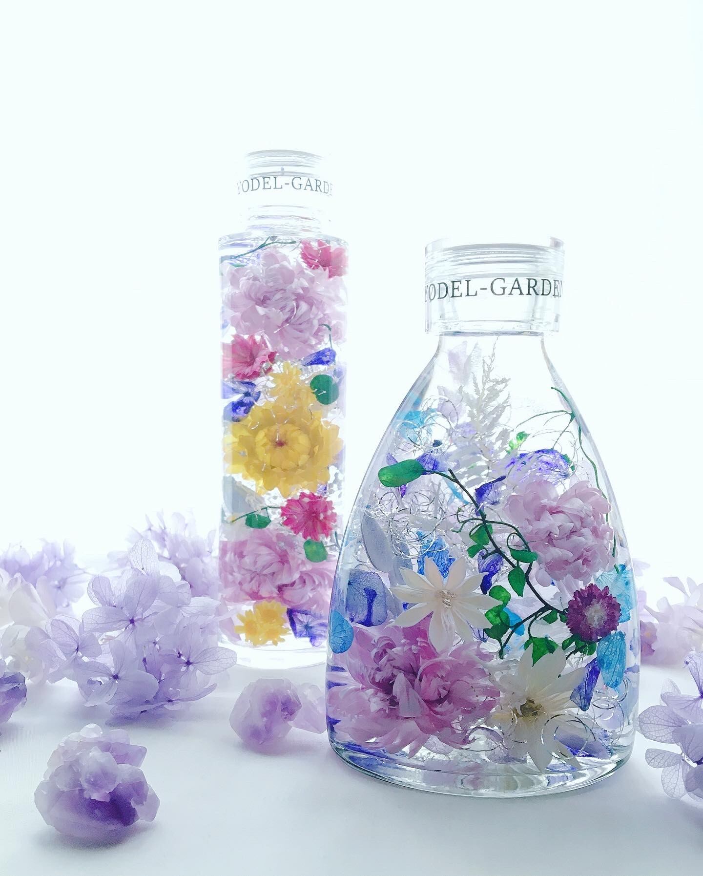ハーバリウム（楕円形）オルタンシア ~hortensia~紫陽花 | YODEL-GARDEN