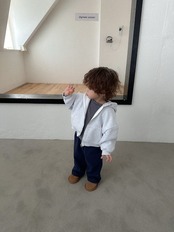 〖取寄〗韓国子供服 / 26winter / Digreen / キャラメルフードジップアップ / キッズ / 冬服 *S~2XL*