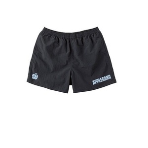 ボーダーグラデーションナイロンショーツ　ブラックベース