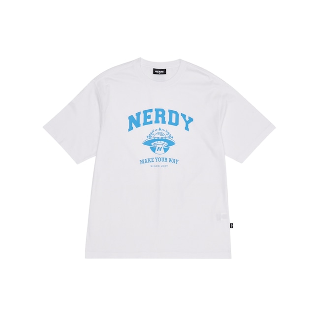 [NERDY] Campus Short Sleeve T-shirt (4color) 正規品 韓国ブランド 韓国ファッション 韓国代行 Tシャツ