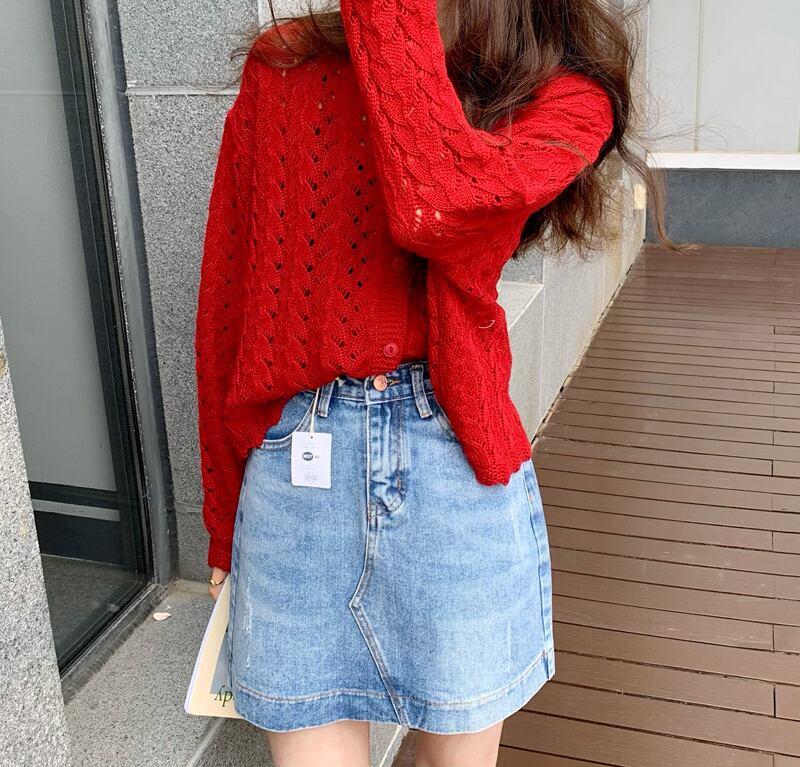 ハイウェストスカート Aラインレディース ビッグFスモールZ韓国10278799851