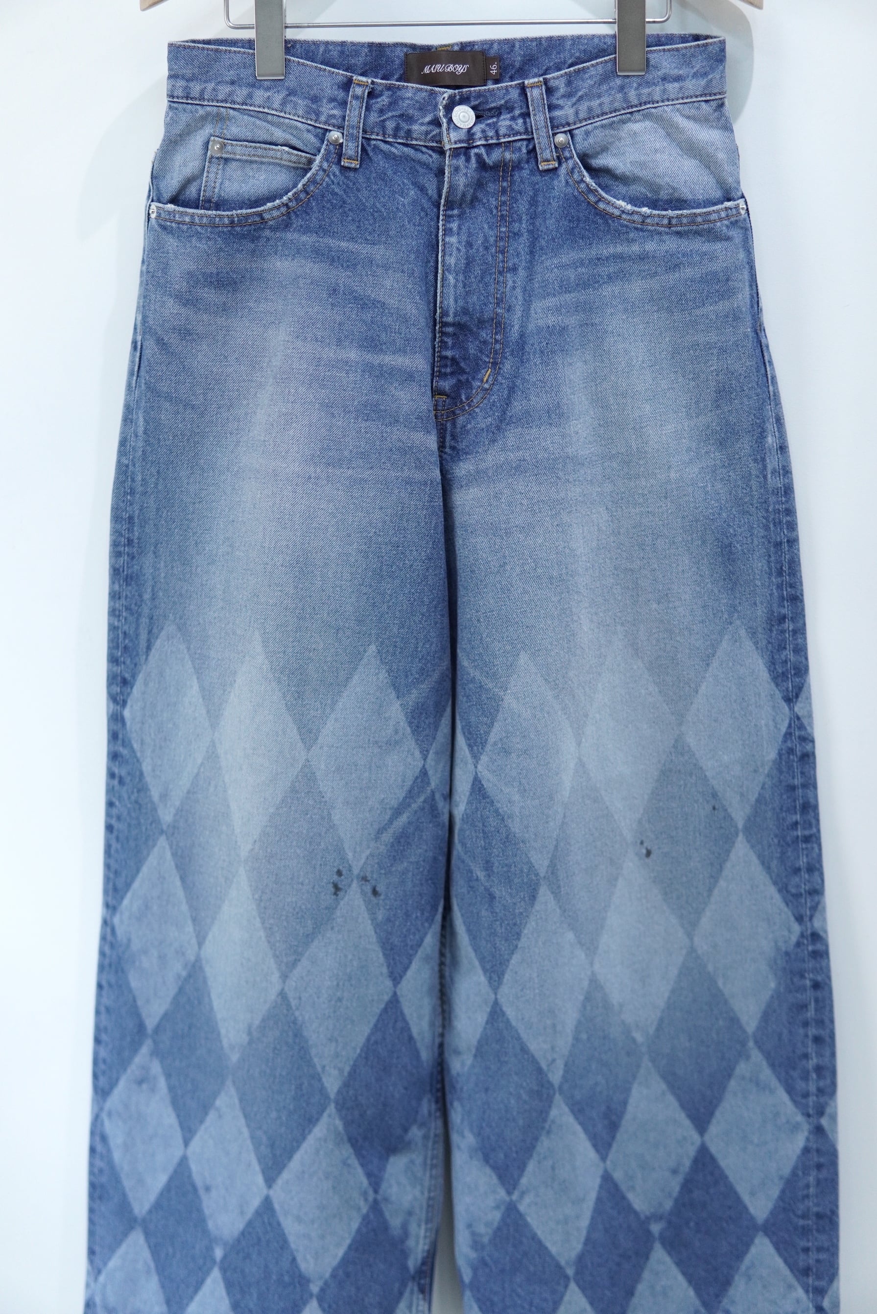 パンツ MASU MB BAGGY JEANS DIAMOND INDIGO 46 MASU(エムエーエスユー)のMB BAGGY JEANS DIAMOND INDIGOの通販