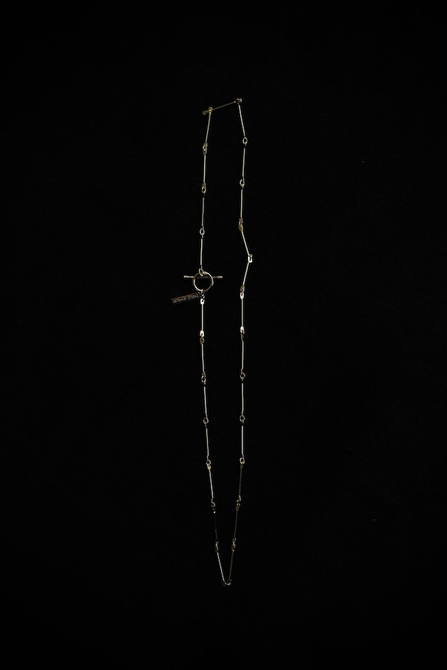Utah／”XOLO JEWELRY” 24k × 925silver／Tiny Bones Link Necklace-Gold-