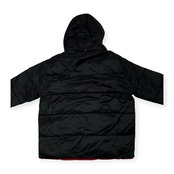 TOMMY HILFIGER トミーヒルフィガー リバーシブル プリマロフト 中綿 ジャケット サイズ L /ブラック×レッド/フード付き