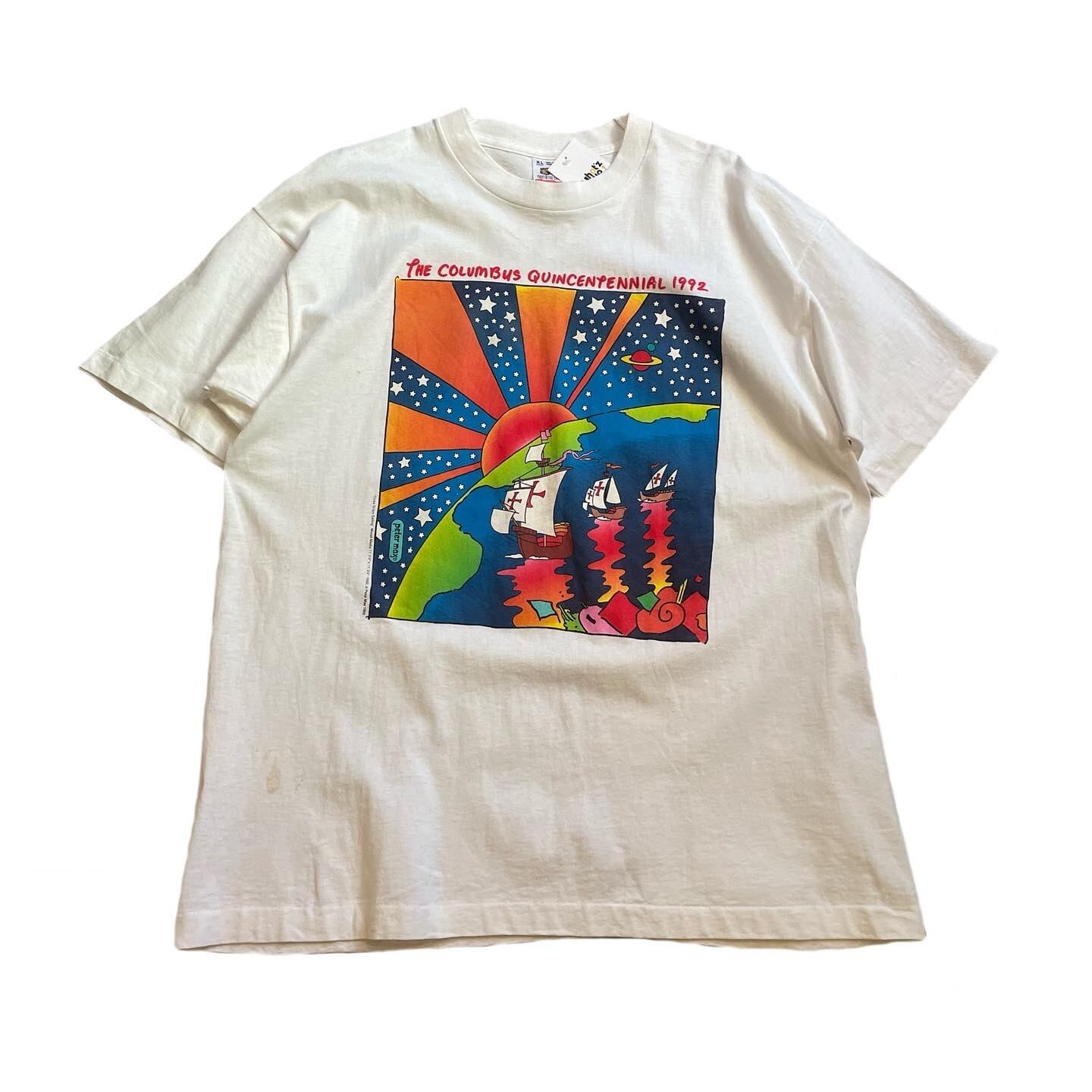 90s vintage shirt peter max W杯 ピーターマックス