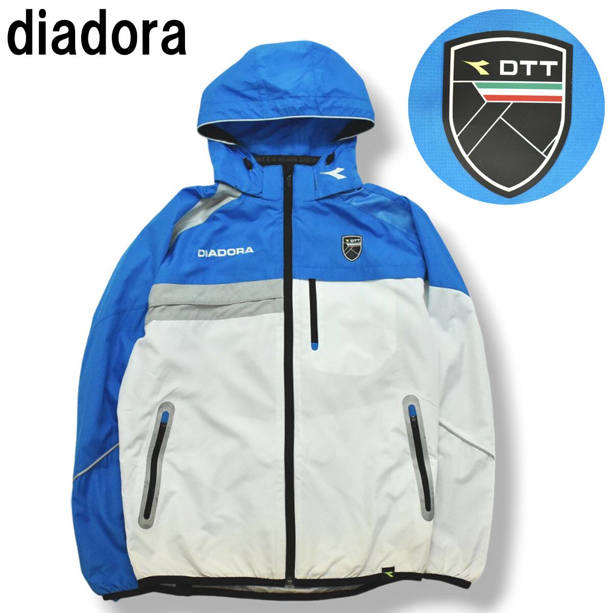 MSGM×diadoraのメタリック ウィンドブレーカー MSGM×diadoraのメタリック ウィンドブレーカー