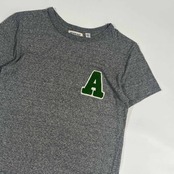 BEAMS BOY ビームスボーイ ワンポイント デザイン 半袖 Tシャツ カットソー/グレー レディース 日本製
