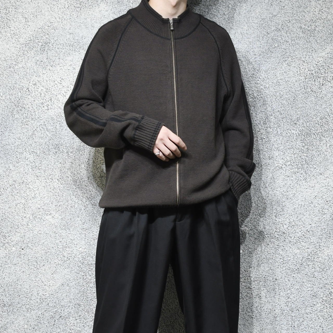 design cotton drivers knit brown