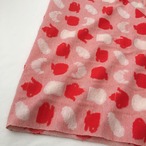 綿ポリ混パイルジャガードニット生地-1ｍ-curl tricot　KX/6812