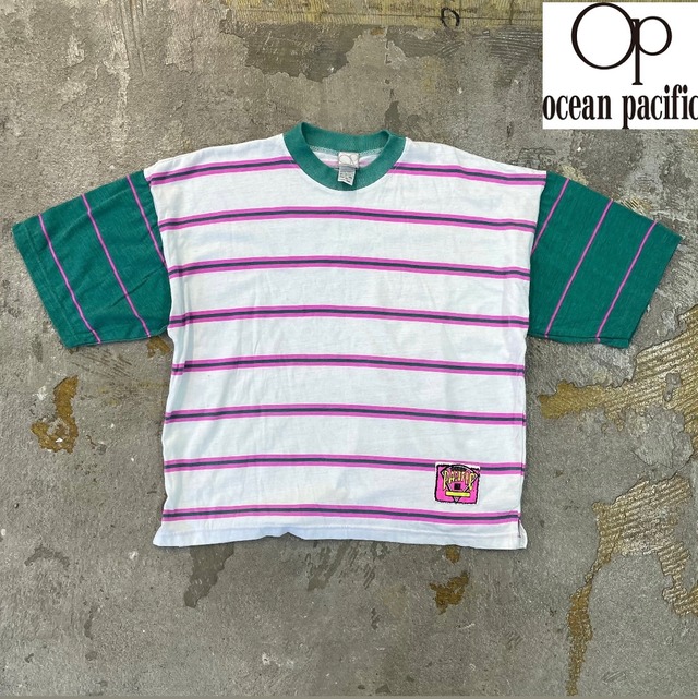 Ocean Pacific（オーシャンパシフィック / OP）ボーダーTシャツ 