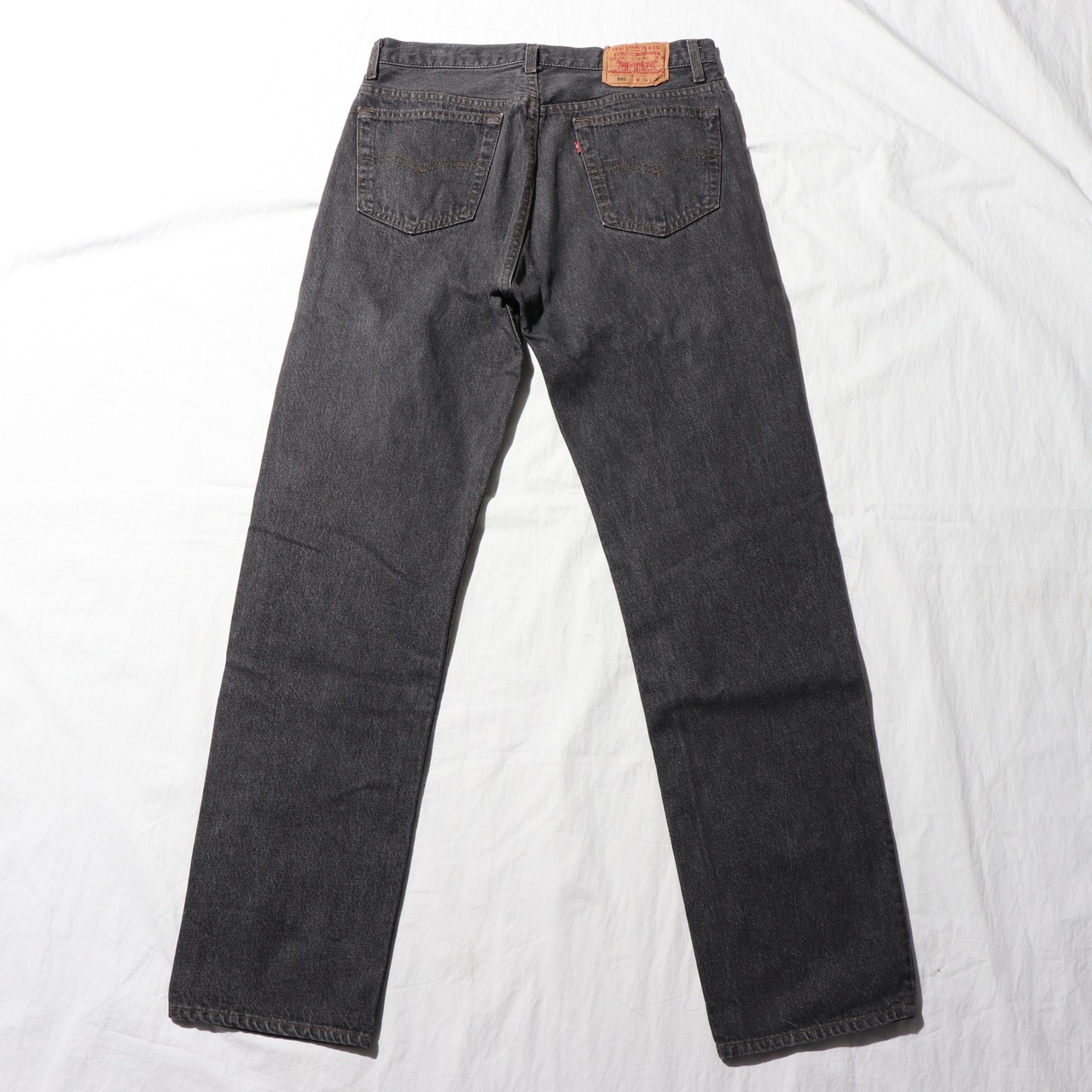 美品 34×32 Levi’s 501 USA 93年 先染めブラック デニムパンツ リーバイス