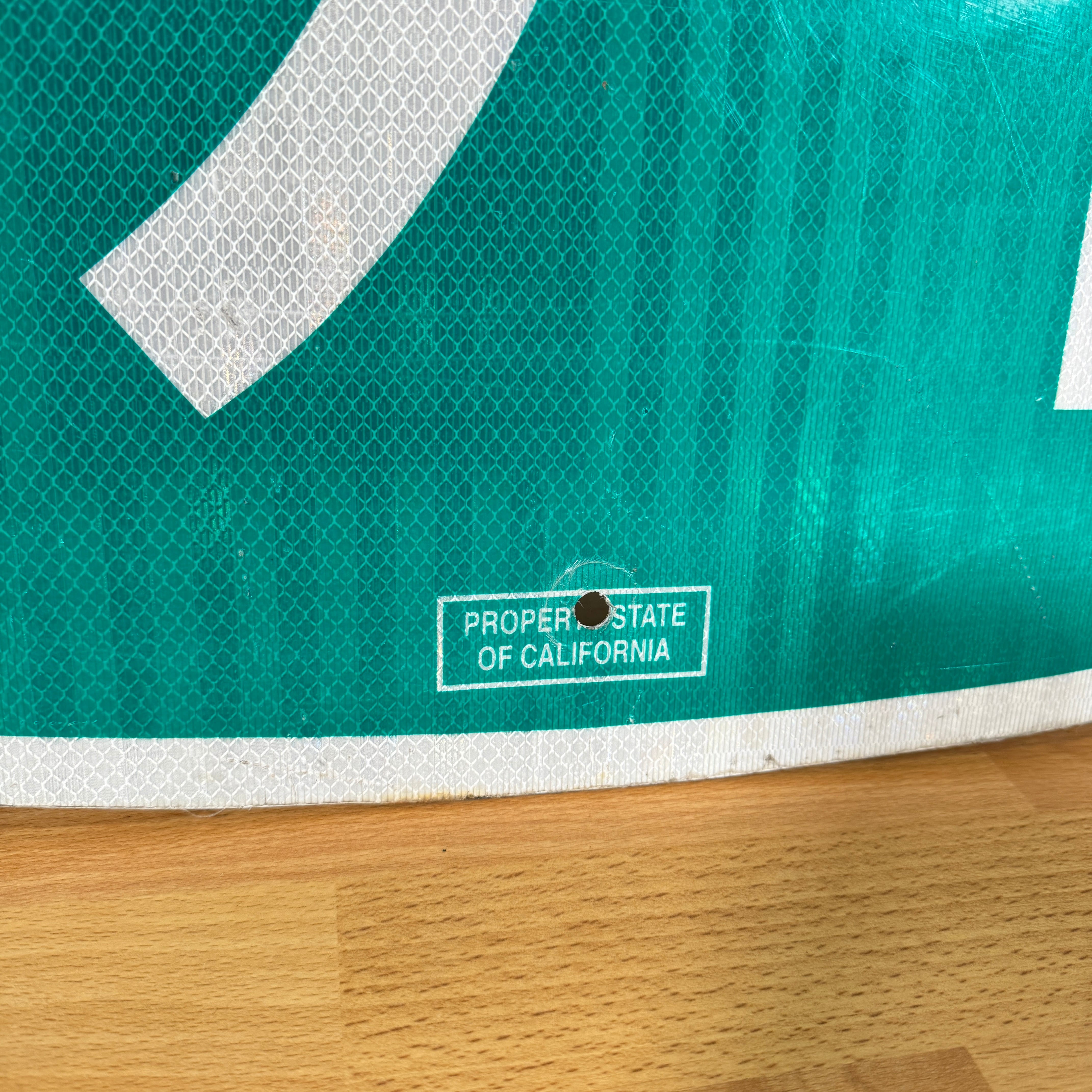 1394 【1990年代】ビンテージ ロードサイン カリフォルニア ハイウェイ