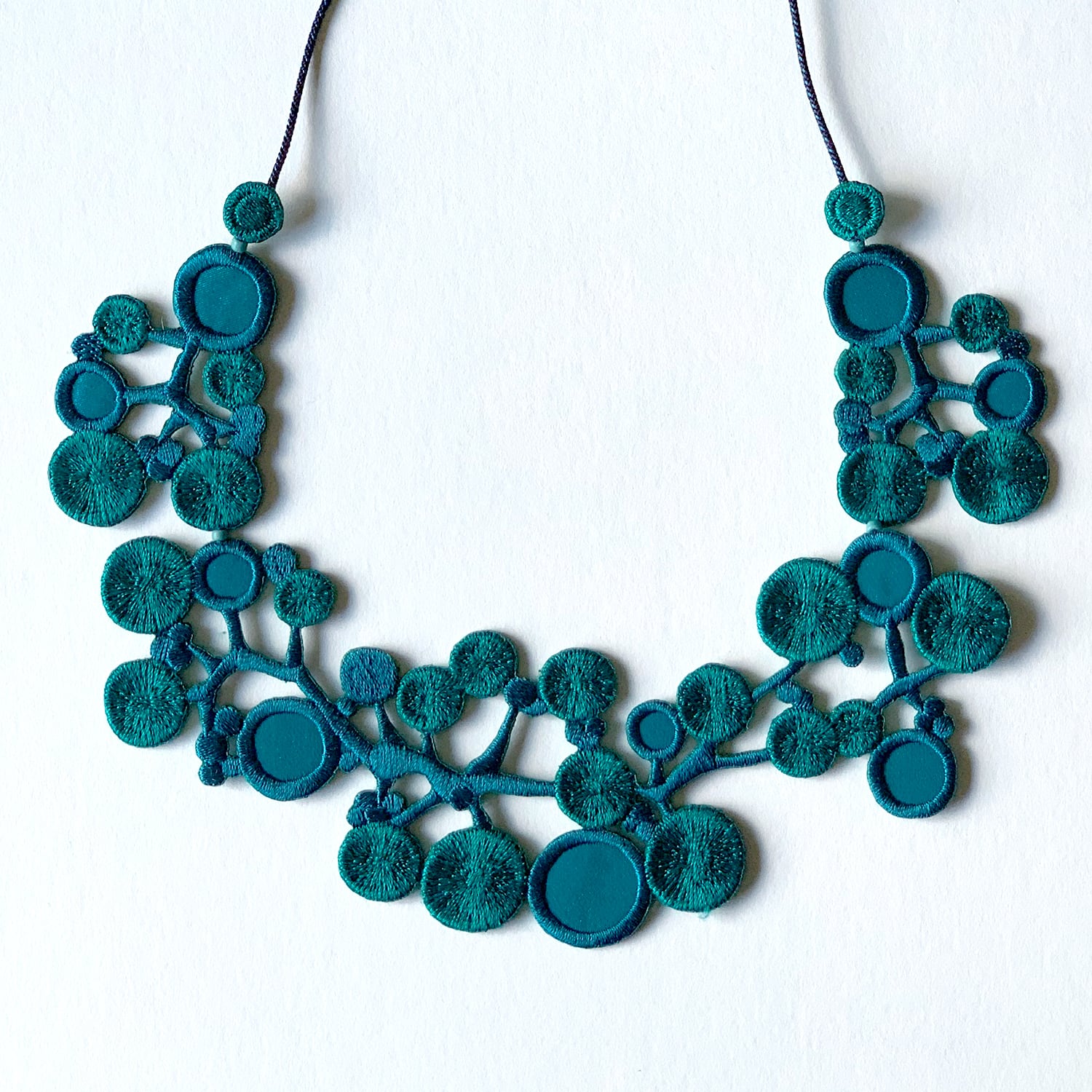 刺繍ネックレス  ga.la（n-067）6色