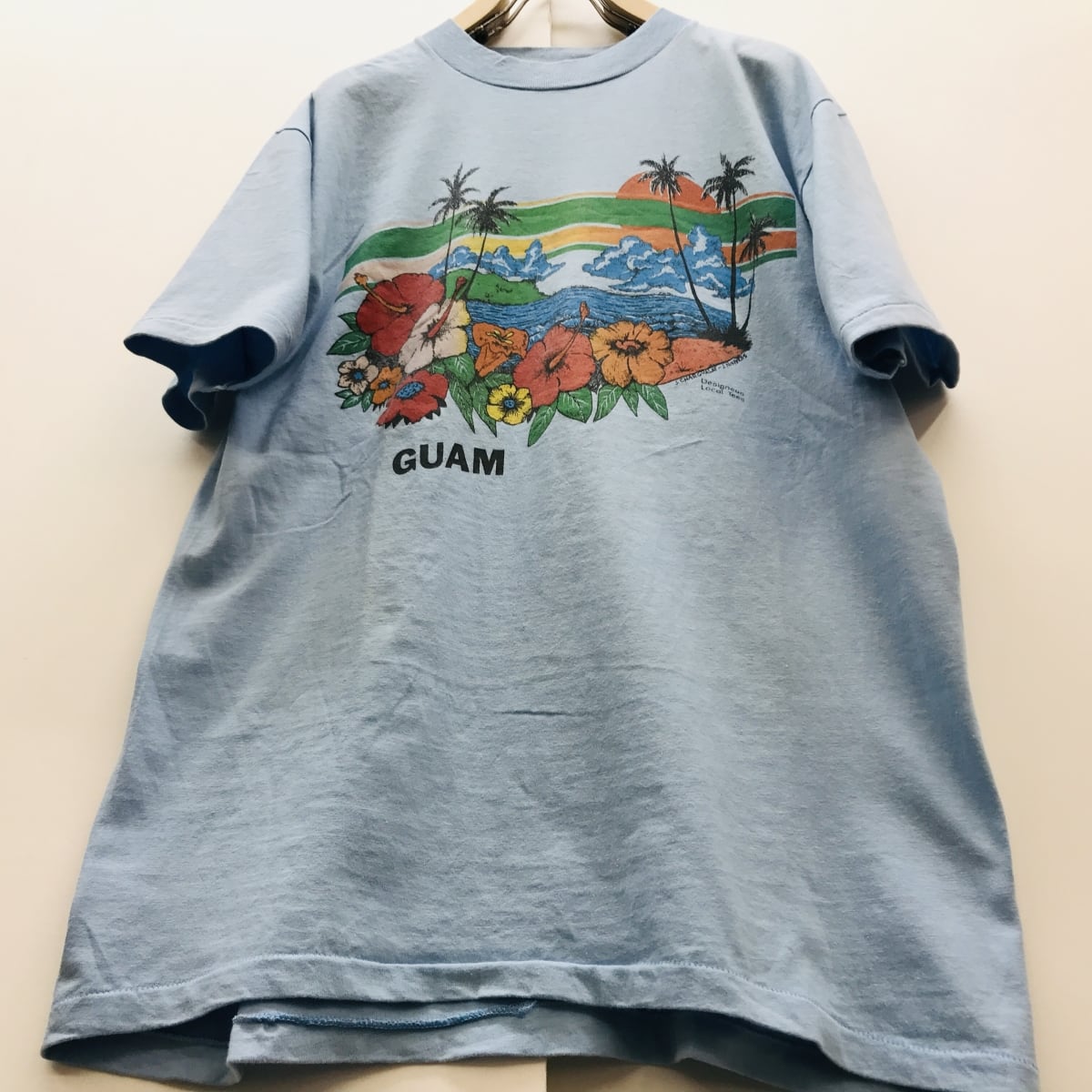 hanes 70s ヴィンテージ ポップアート サーフTシャツ old surf