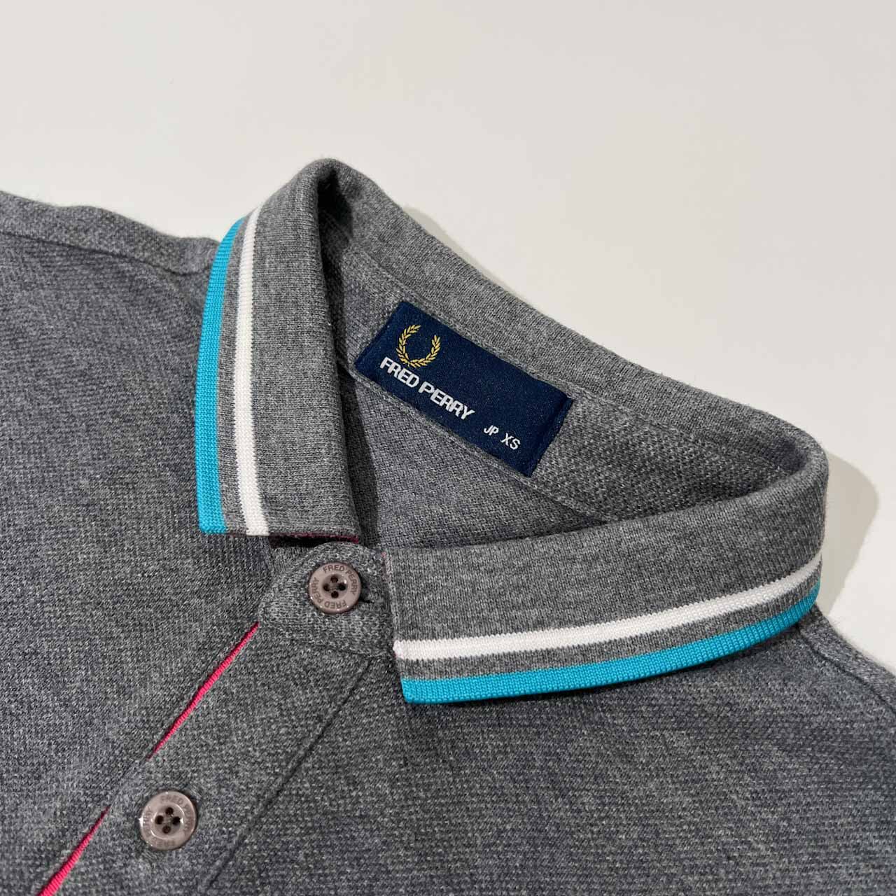 FRED PERRY フレッドペリー 刺繍ロゴ 鹿の子 半袖 ポロシャツ サイズ