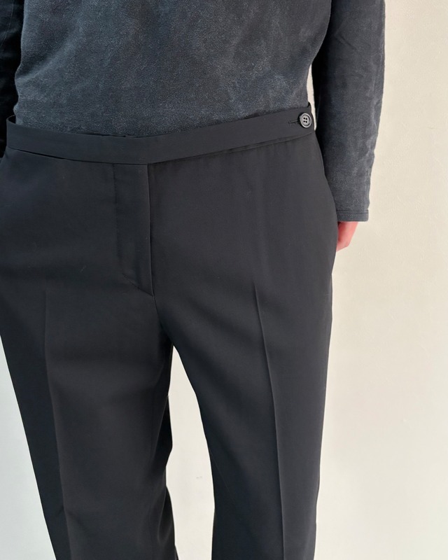 【00s PRADA】wool no-tuck trousers
