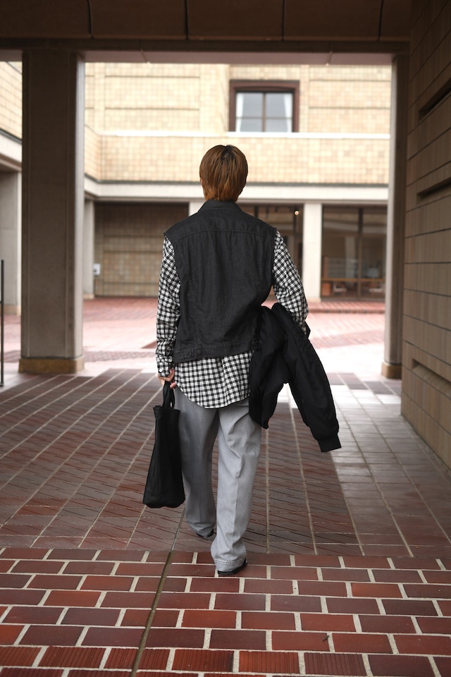 CIOTA / Exclusive Denim Slacks (Light Gray)