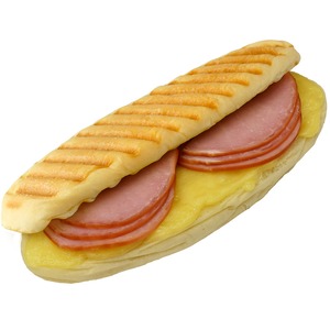 ハムコッペニーニ コッペパン専門店 ハムパニーニ リベイクでカリモチ食感 惣菜パン