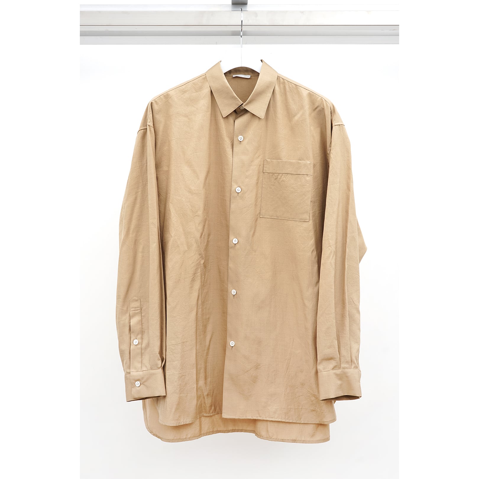 Blanc YM] (ブランワイエム) BL-23S-SWS Silk Wide Shirt (Gold