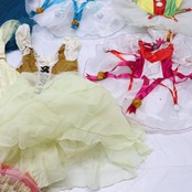 【バレエ衣装 まとめ売り】全13点セット チュチュ ロマンティックチュチュ ワンピース ドレス 子供 発表会 舞台 劇 パーティ フリル SET キッズ ジュニア コスチューム