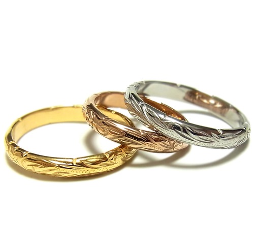 【大人気】ハワイアンジュエリー　リング　指輪　メンズ　レディース　ペアリング