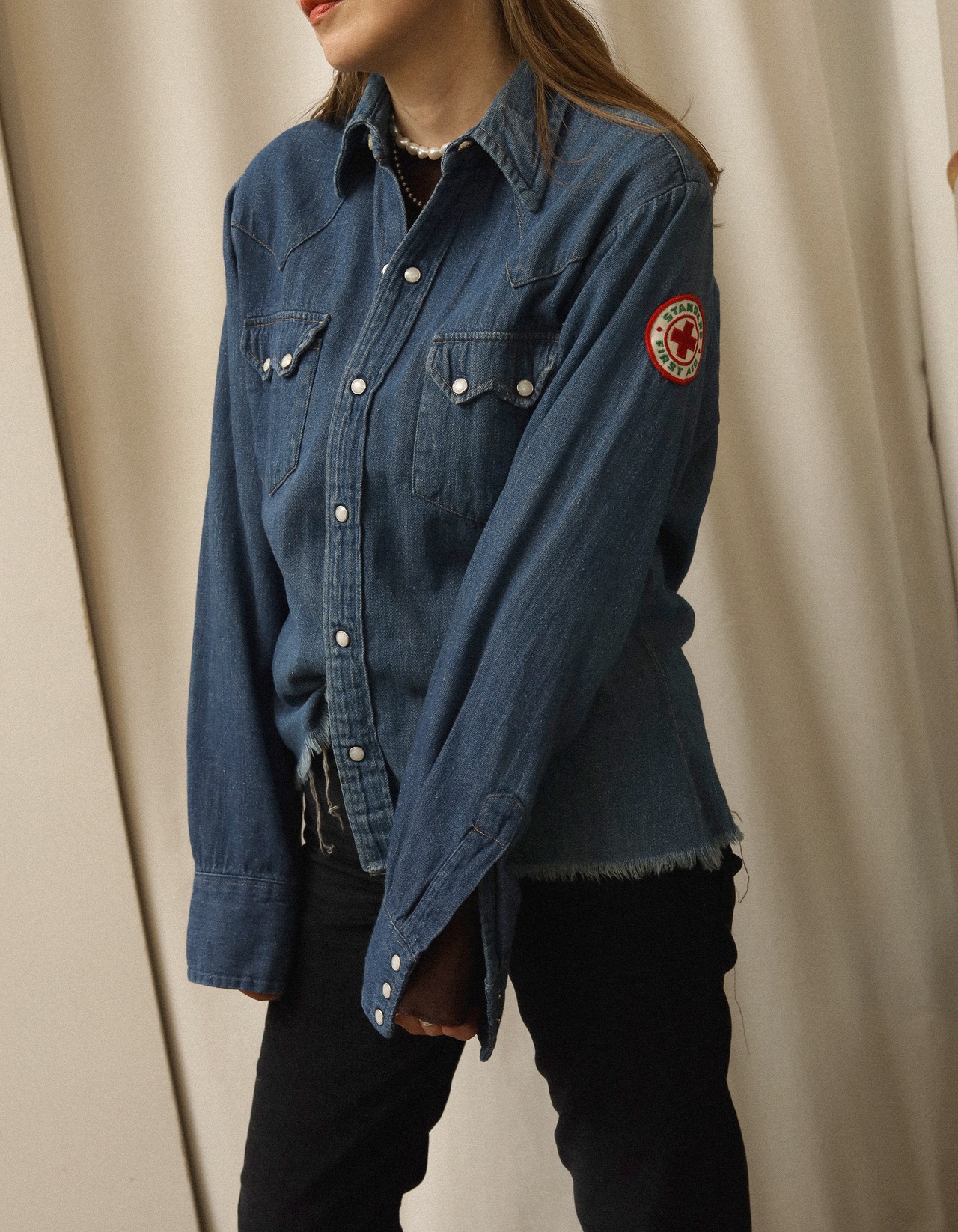 1970's Cowboy Denim Shirt