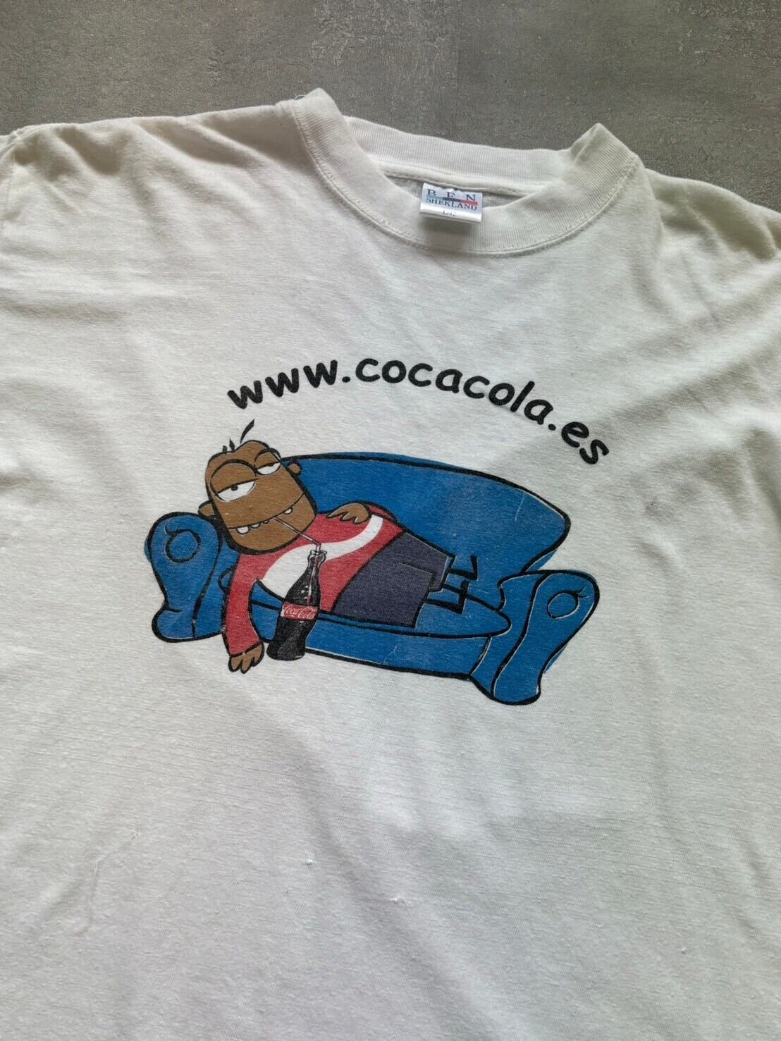 L size》BEN SHEKLAND Coca cola コカコーラ プリントTシャツ No.3305