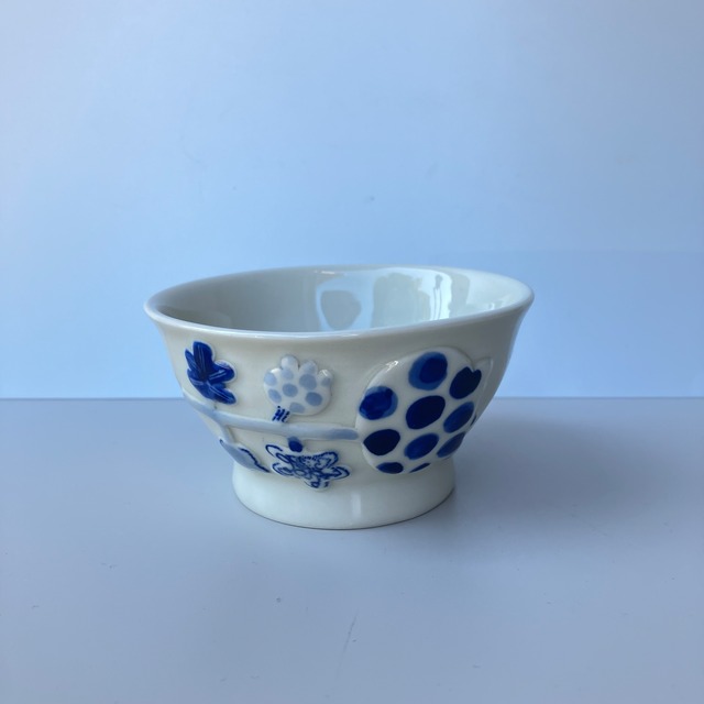 茶碗小　コラージュ　atelier chie 砥部焼　　