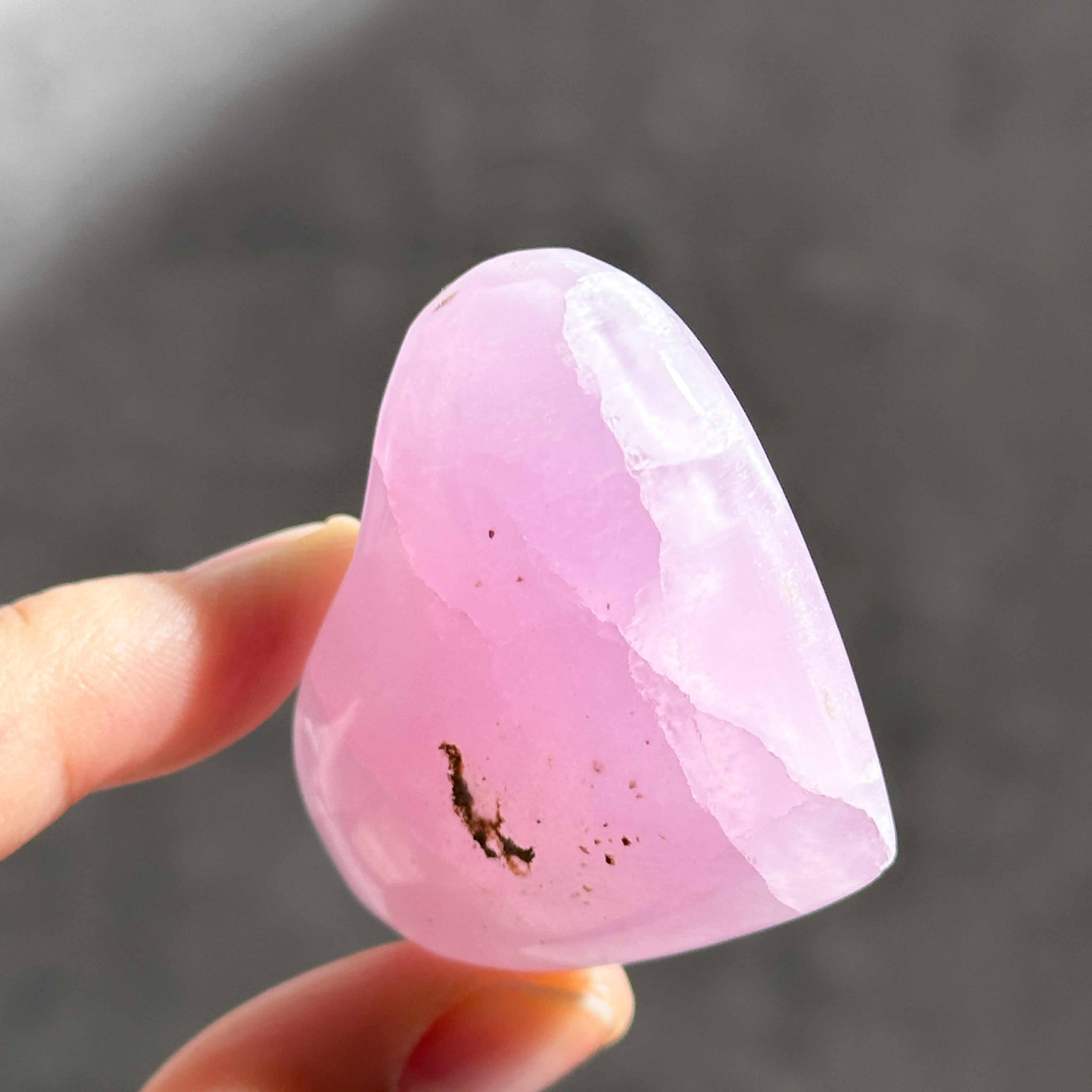 高品質　ピンクアラゴナイト　ハート　天然石 高品質】ピンクアラゴナイト ハート54◇Pink Aragonite◇天然石・鉱物