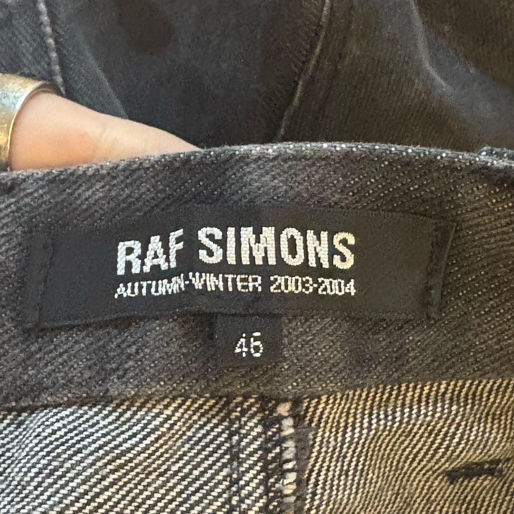 RAF SIMONS ラフシモンズ 03AW Closer期 DENIM PANTS ストレートデニム