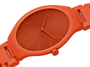 【RADO ラドー】True Thinline Les Couleurs™ Le Corbusier  Powerful orange 4320S シンライン ル・コルビュジエ（オレンジ）／国内正規品 腕時計