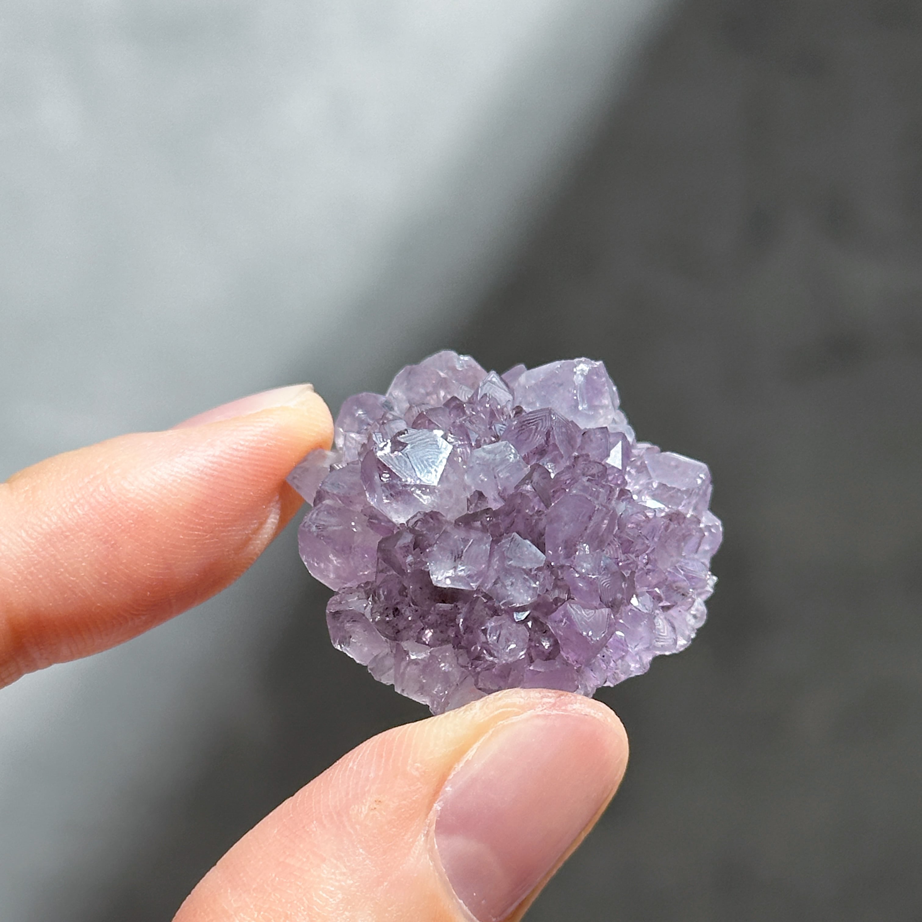 天使の指紋◎ウルグアイ産フラワーアメジスト 原石53◇ Flower