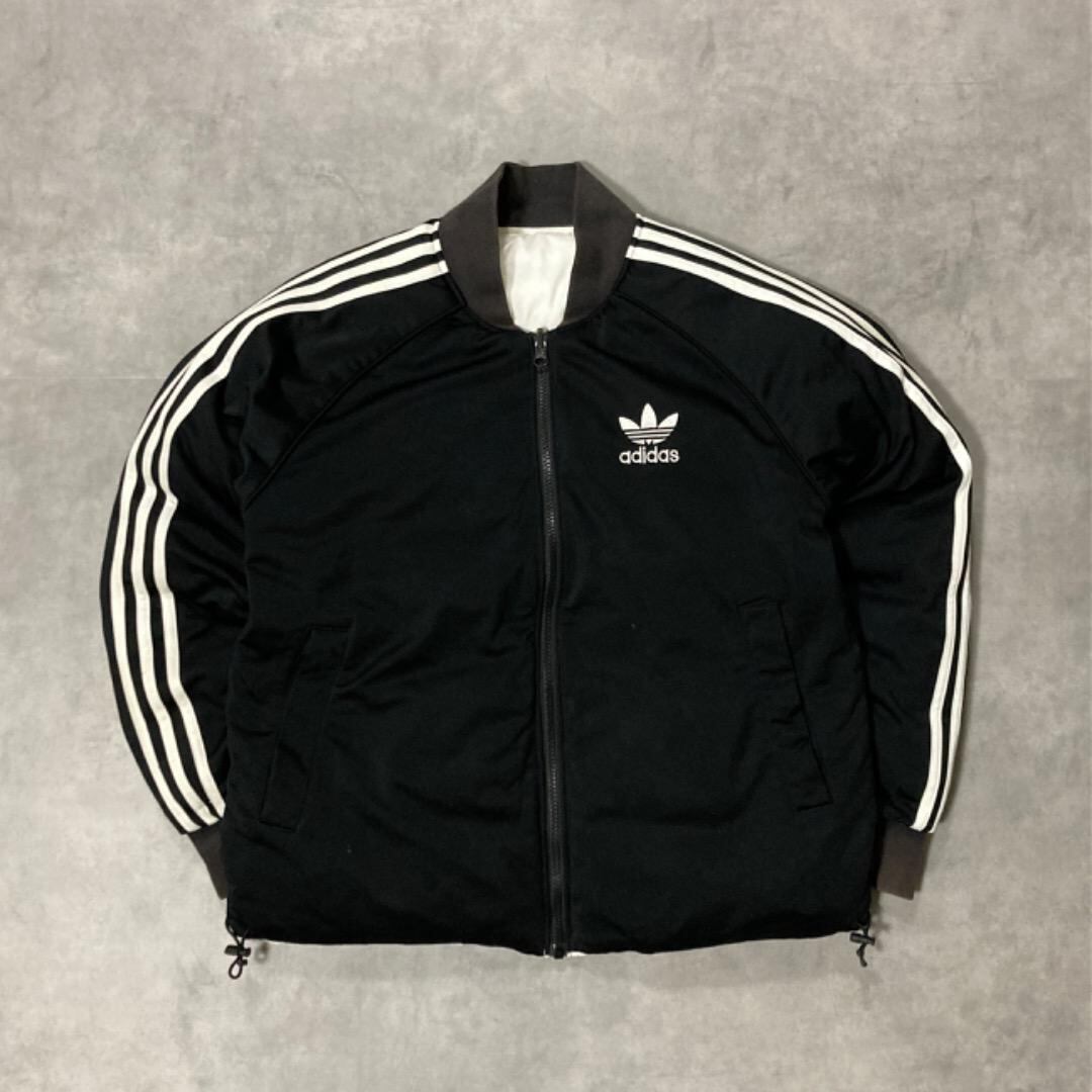 adidas アディダス MA-1 中綿 ジャケット ブルゾン ライン 黒 白 | fuufu