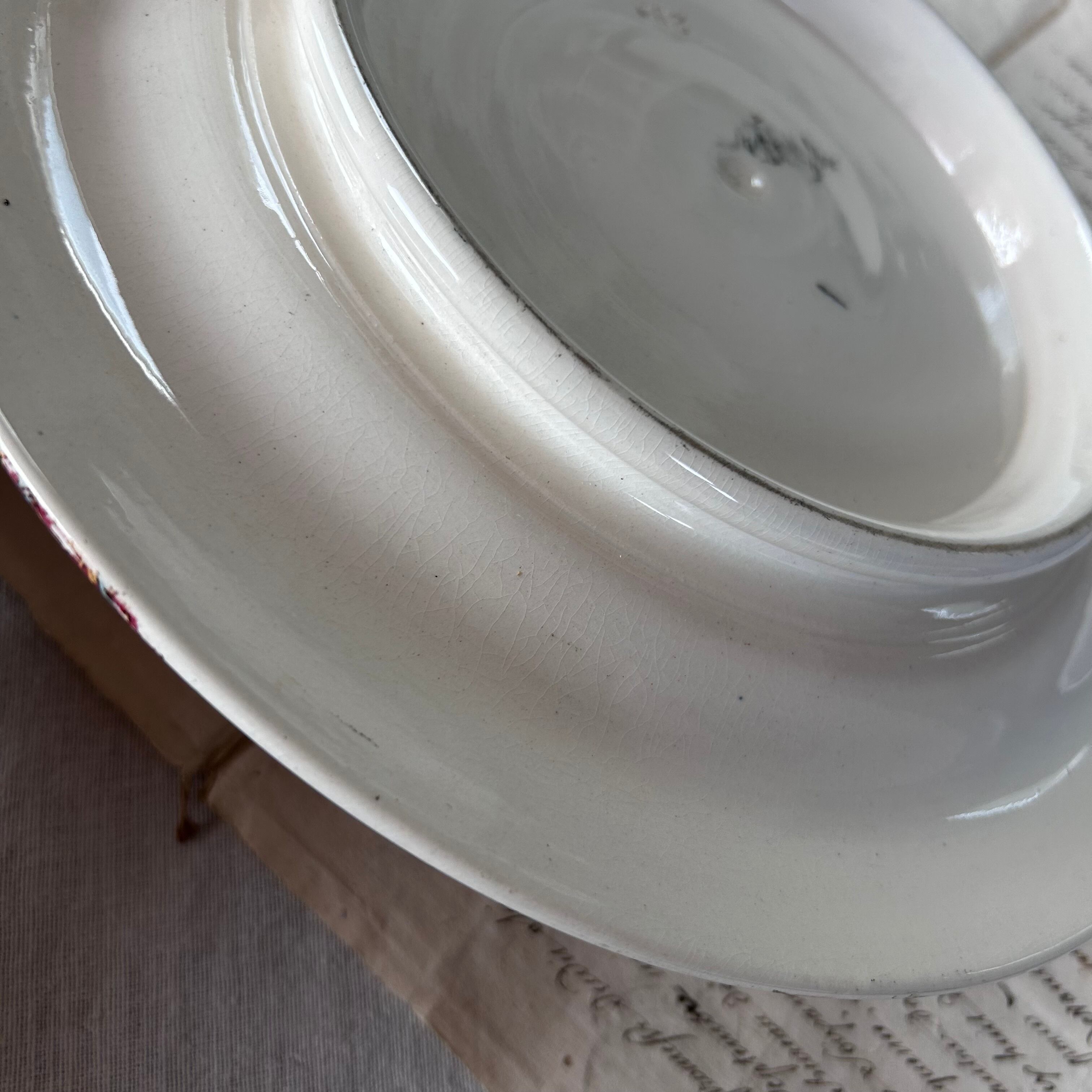 フランスアンティーク】 SARREGUEMINES （サルグミンヌ）Sarreguemines