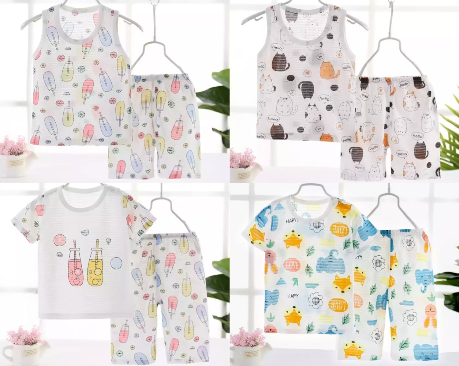 セットアップ / ノースリーブ / 半袖 / 女の子 / 男の子 / 〜5才( A〜T )