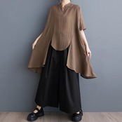 アシンメ チュニック ブラウス  30206